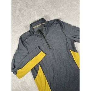 Smartwool Merino L/S Men's Pullover Sz M Base Layer Sport 150 Outdoor 1/4 Zip.
